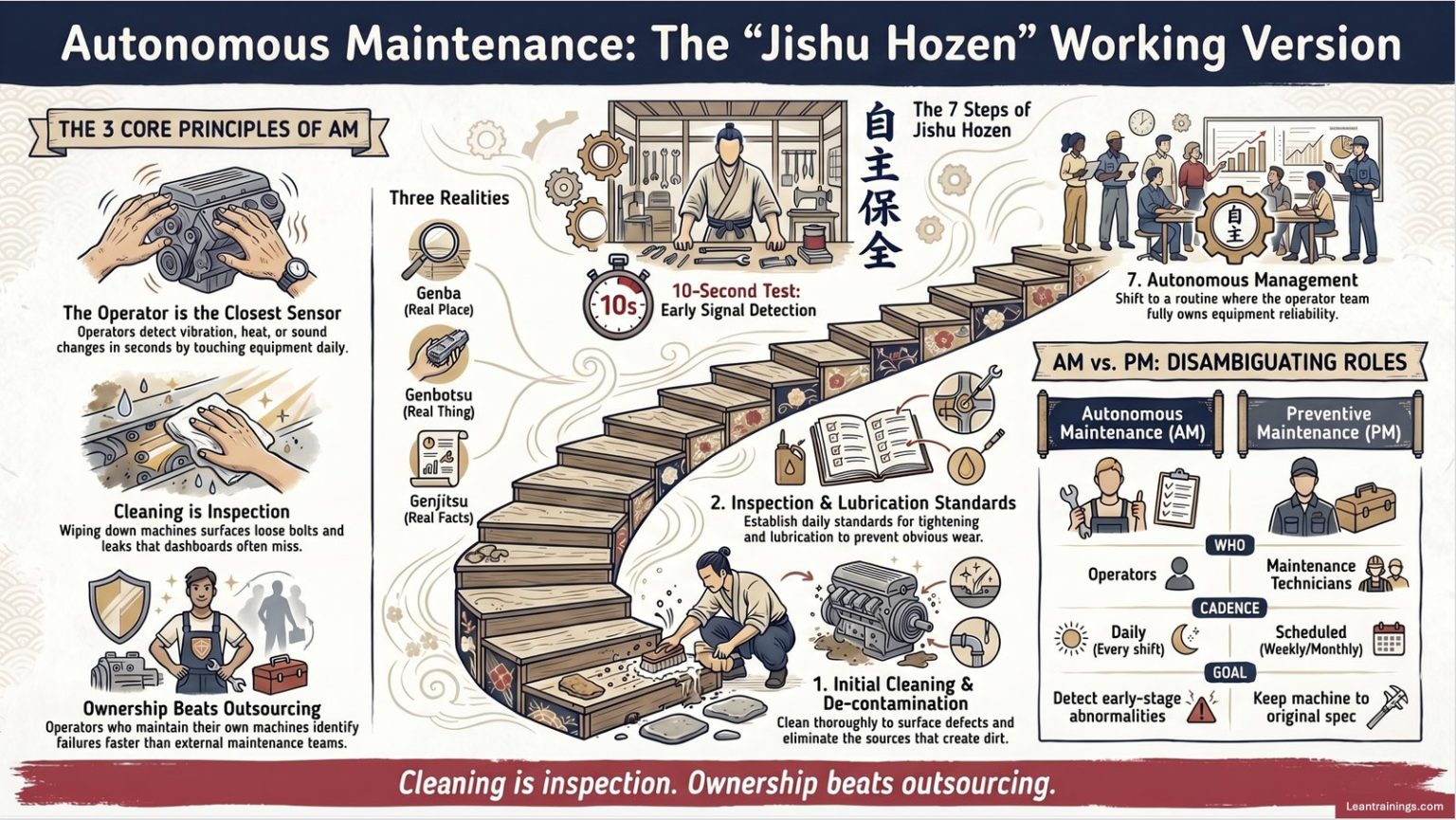 The 7 Steps of Autonomous Maintenance: A Rollout Guide