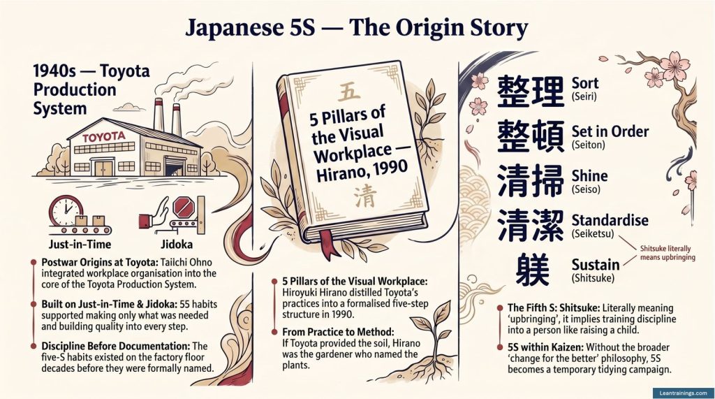 Japanese 5S Methodology: The Toyota & Hirano Backstory